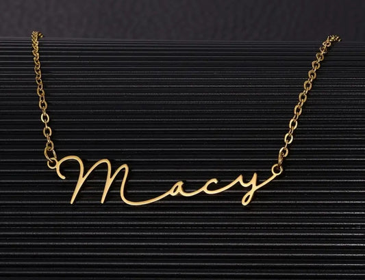 Customized Signature Necklace