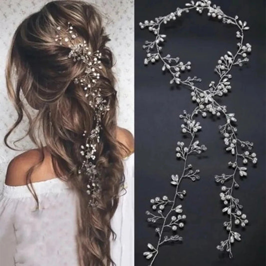 Crystal Pearl Bridal, Prom or Party Tiaras Hairpin
