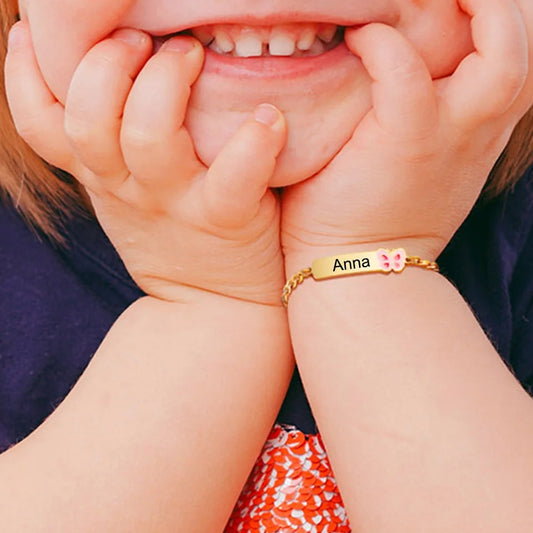 Baby Bracelet Customized Engraved Baby Name