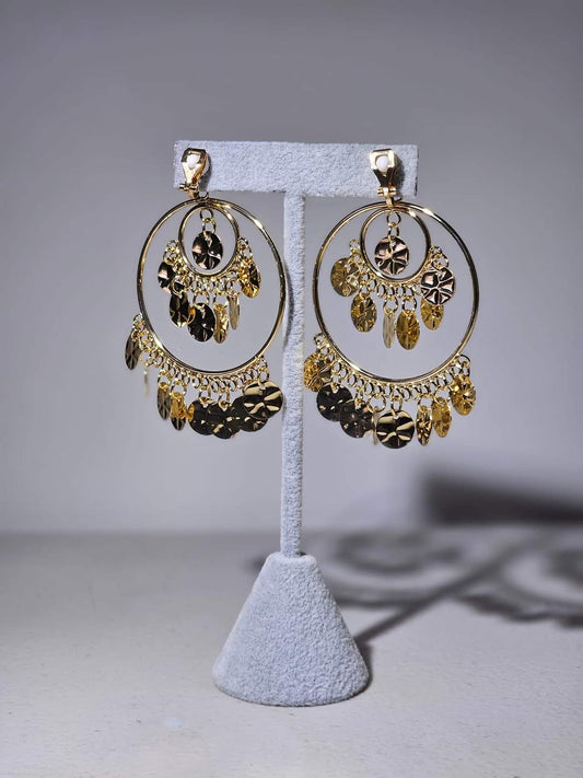 Bohemian Style Clip-On Earrings