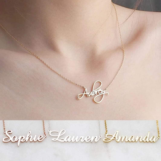 Custom Necklace Choker With Name Personalised
