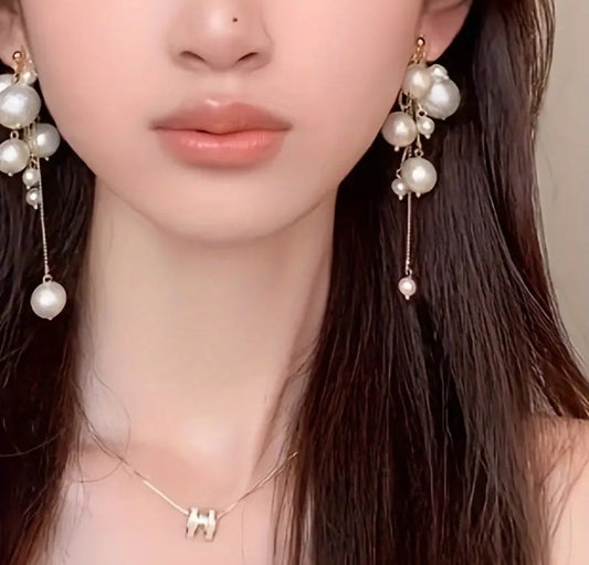 Fresh Water Pearl Dangle Earrings